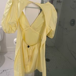Forever 21 yellow pastel dress